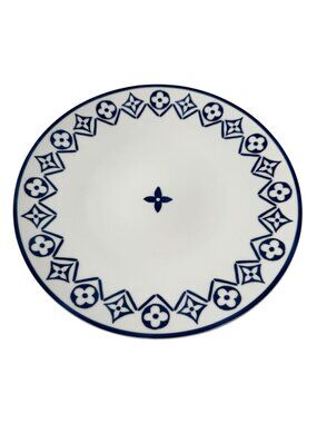 Louis Vuitton Monogram Flower Tile Dinner Plate